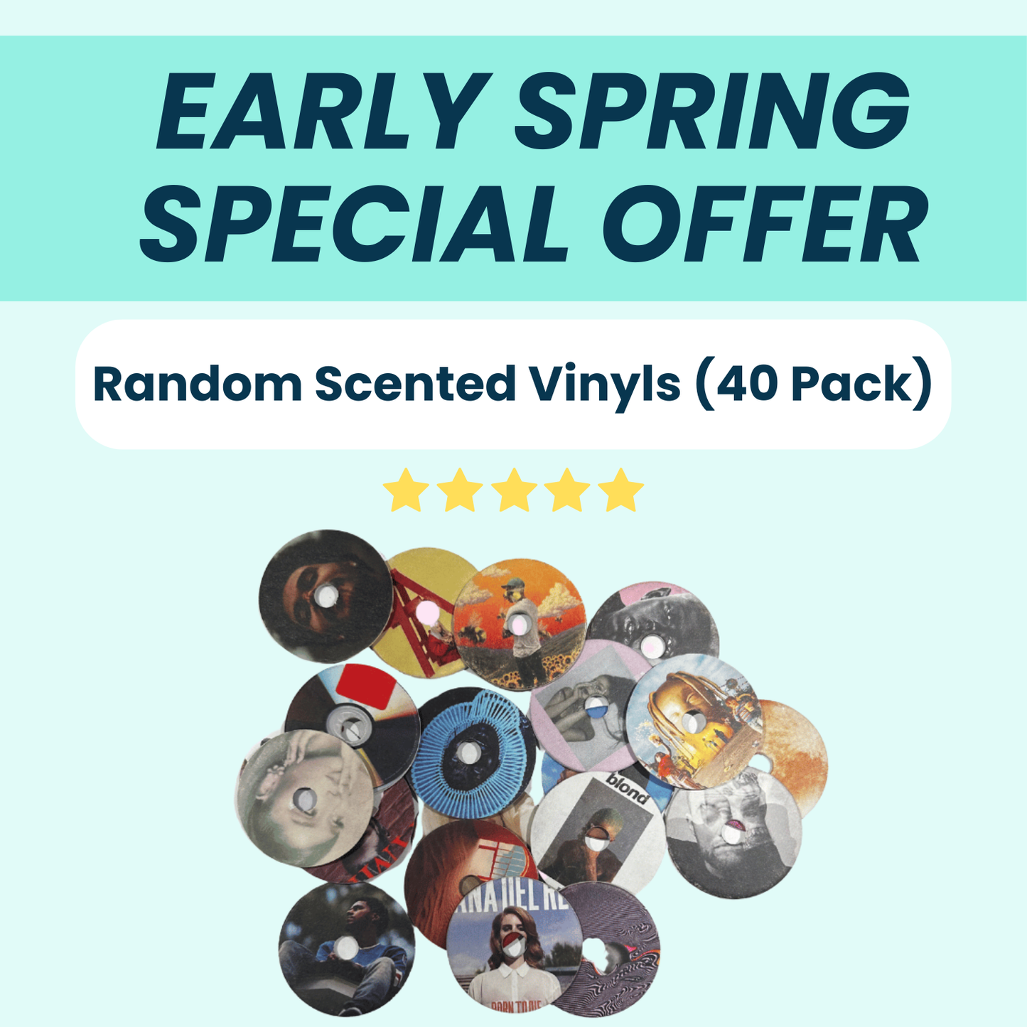 Zufällig duftende Vinyls (40er-Pack)