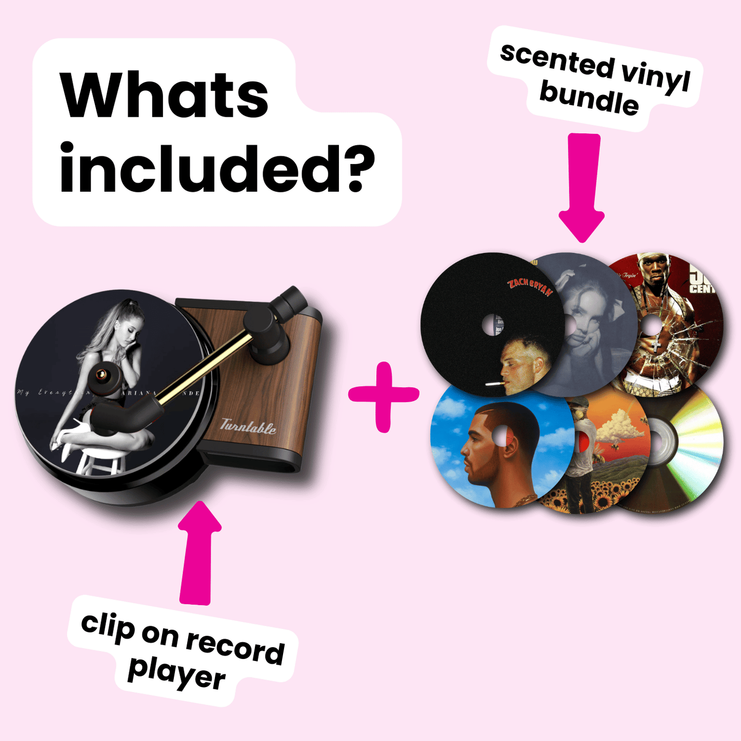 Turntable + Scented Vinyls